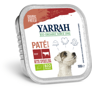 Yarrah graanvrij paté met rund en spirulina - Filova dierenspeciaalzaak