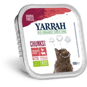 Filova ecoshop voor honden Yarrah chunks kip en rund met peterselie en thym