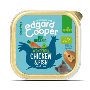 Edgard & Cooper graanvrij paté met biologisch vis en kip voor puppy's - Filova dierenspeciaalzaak