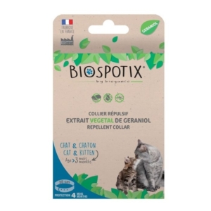 Filova duurzame kattenwinkel - Biospotix anti-vlo en teken halsband kat