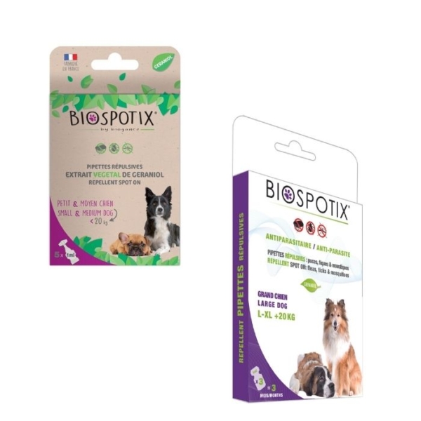Filova ecoshop honden en katten - Biospotix anti-vlo en teken pipet hond