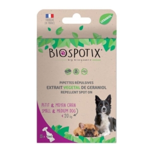 Filova duurzame hondenzaak  - Biospotix anti-vlo en teken pipet hond