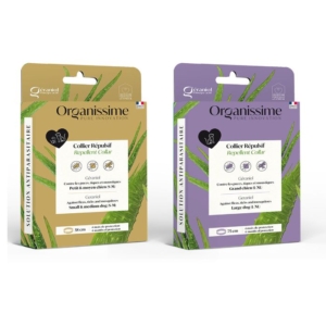 Hond halsbanden tegen teken en vlooien Organissime S-M L-XL