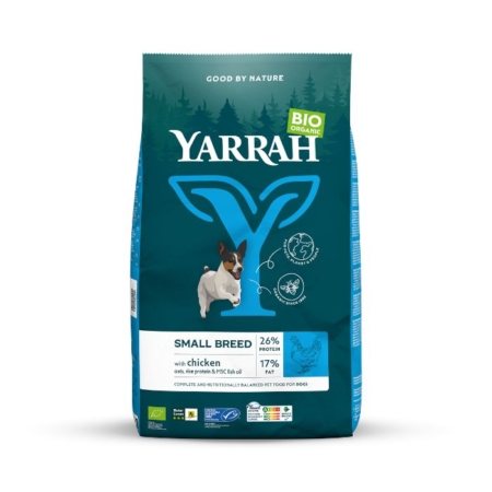 Bio krokante brokken voor kleine honden (Yarrah – 2kg)