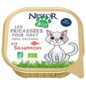 Filova dierenspeciaalzaak - Nestor paté met zalm zonder granen 100g