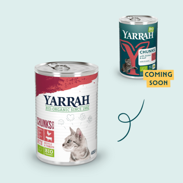 Yarrah Organic Cat Can Chunks Beef