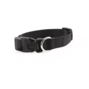 Eco halsband zwart (M-Pets - Jolly)