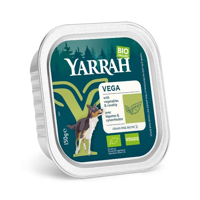 Plantaardige bio smeuïge brokjes met rozenbottel (Yarrah 150g)