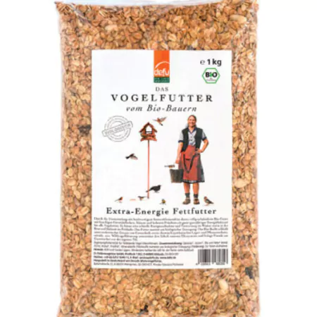 Bio voer met haver- en tarwevlokken (Defu - 1kg)