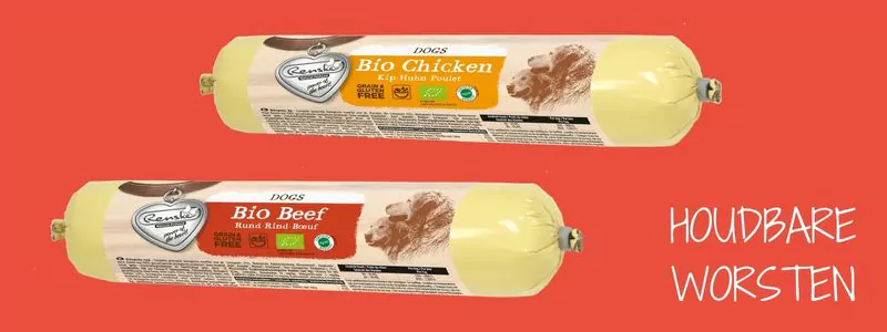 Houdbare worsten voor honden