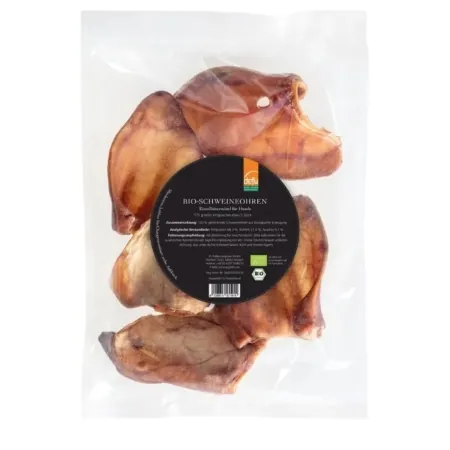 Bio gedroogde varkensoren